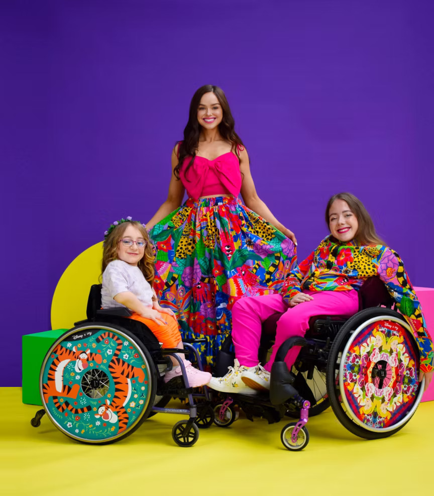 Group photo shows Tigger and Kaleidoscope designs